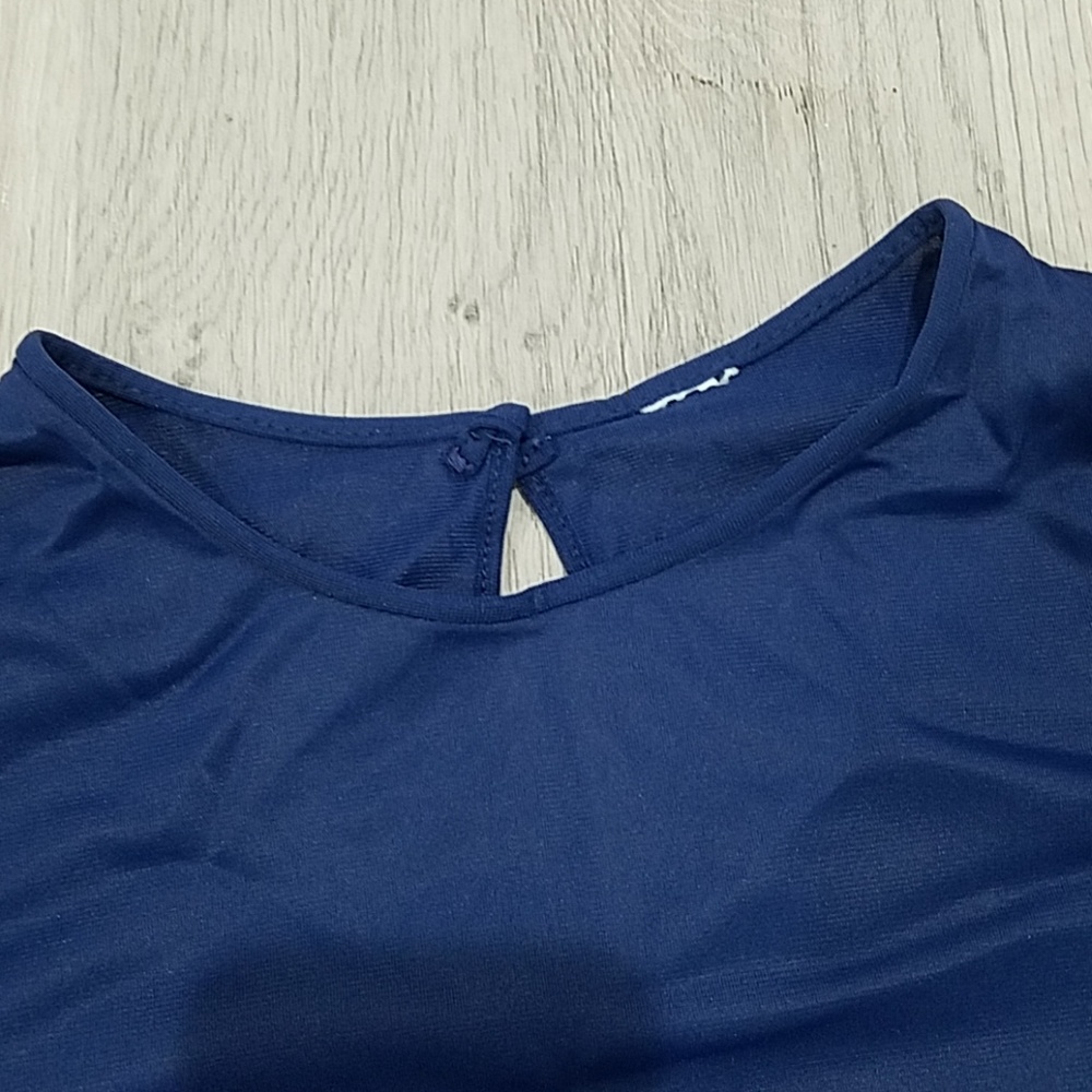 Vintage Blue Lace Chemise - Picture 4 of 5